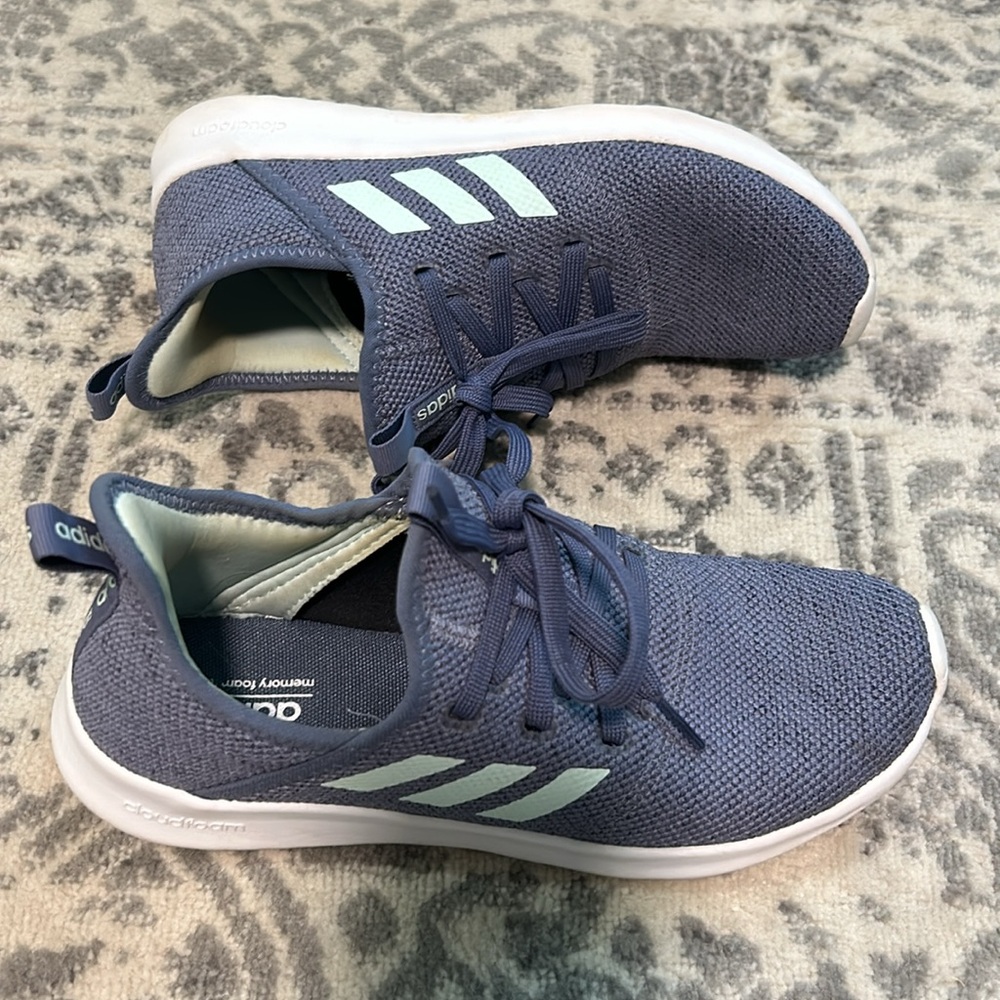 Adidas Blue Athletic Shoes Tennis Shoes 7
